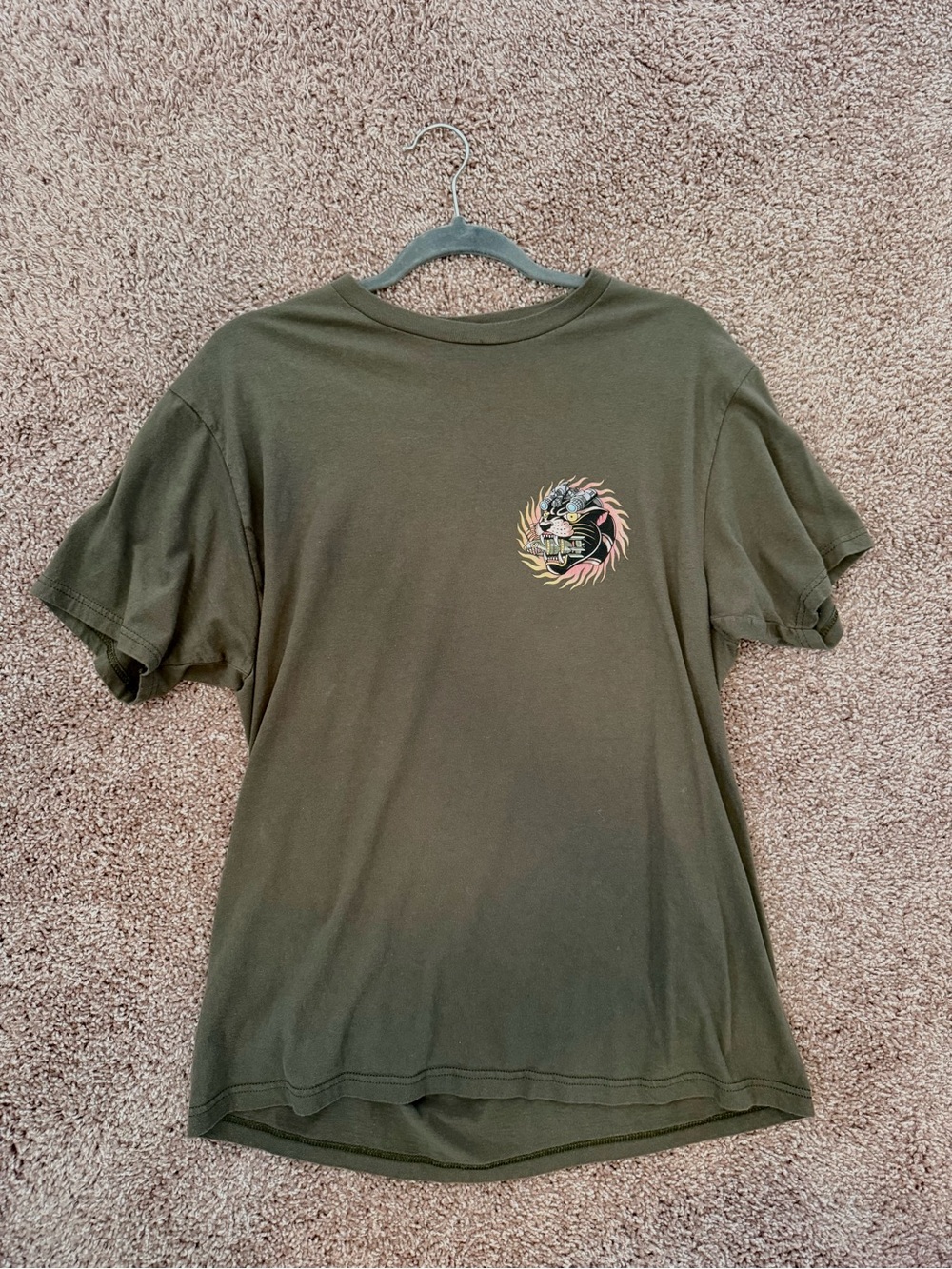 Howitzer Patriot MFG Olive Green Graphic Tee